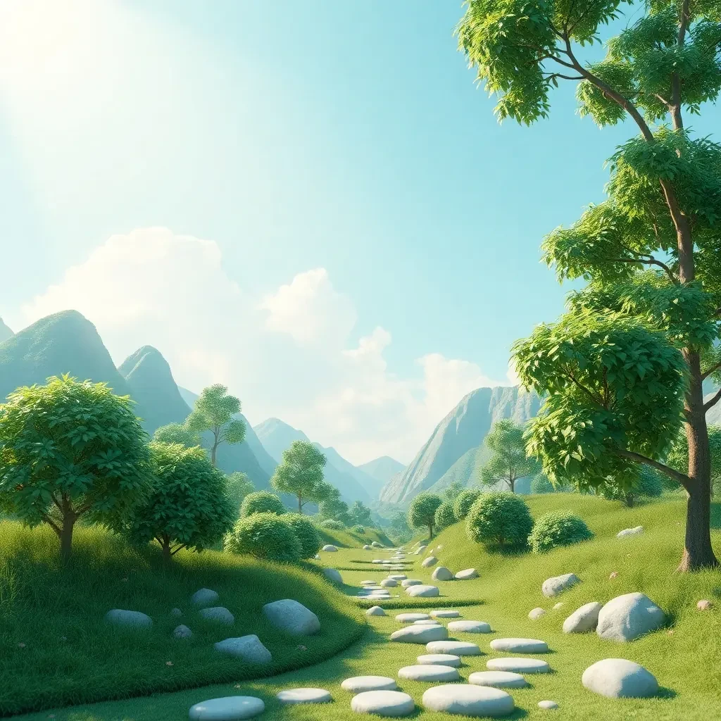 a beautiful nature scenery