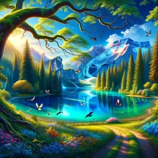 a beautiful nature scenery